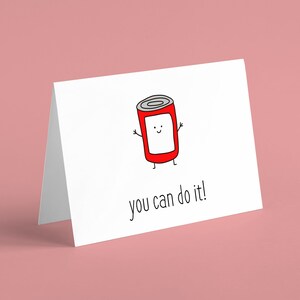 DOWNLOAD DIGITALE Puoi farlo! Punny Card di Eastern Trend Collective. Carta di incoraggiamento. Carta divertente. Illustrazione carina. Scaricamento digitale