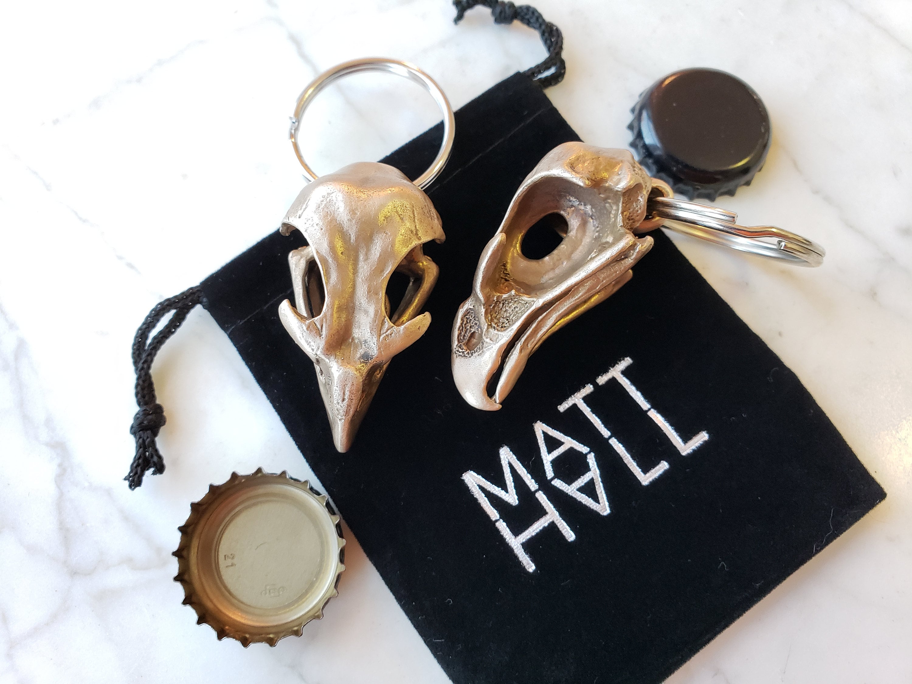 Hawk Skull Bottle Opener