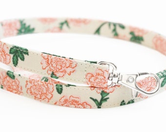 Rifle Paper Co. Fabric Lanyard - Dianthus Floral - Long Lanyard ID Strap - Teacher - Cute Skinny Lanyard - 1/2 Inch ID Badge Lanyard