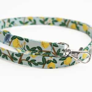 Rifle Paper Co. Lanyard - Lemon Grove - Fabric Key Strap - 15.5-19.5 Inch - Teacher ID Badge Strap - 1/2 Inch - Neck Lanyard - Breakaway