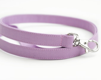 Pastel Lanyard - Light Purple Skinny Lanyard - 1/2 Inch Wide Key Lanyard - Cute Neck Key Strap - Teacher Gift Lanyard - 15.5-19.5 Inch Long