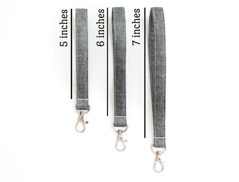 Bright Floral Skinny Key Wristlet Fob Key Holder Strap Etsy