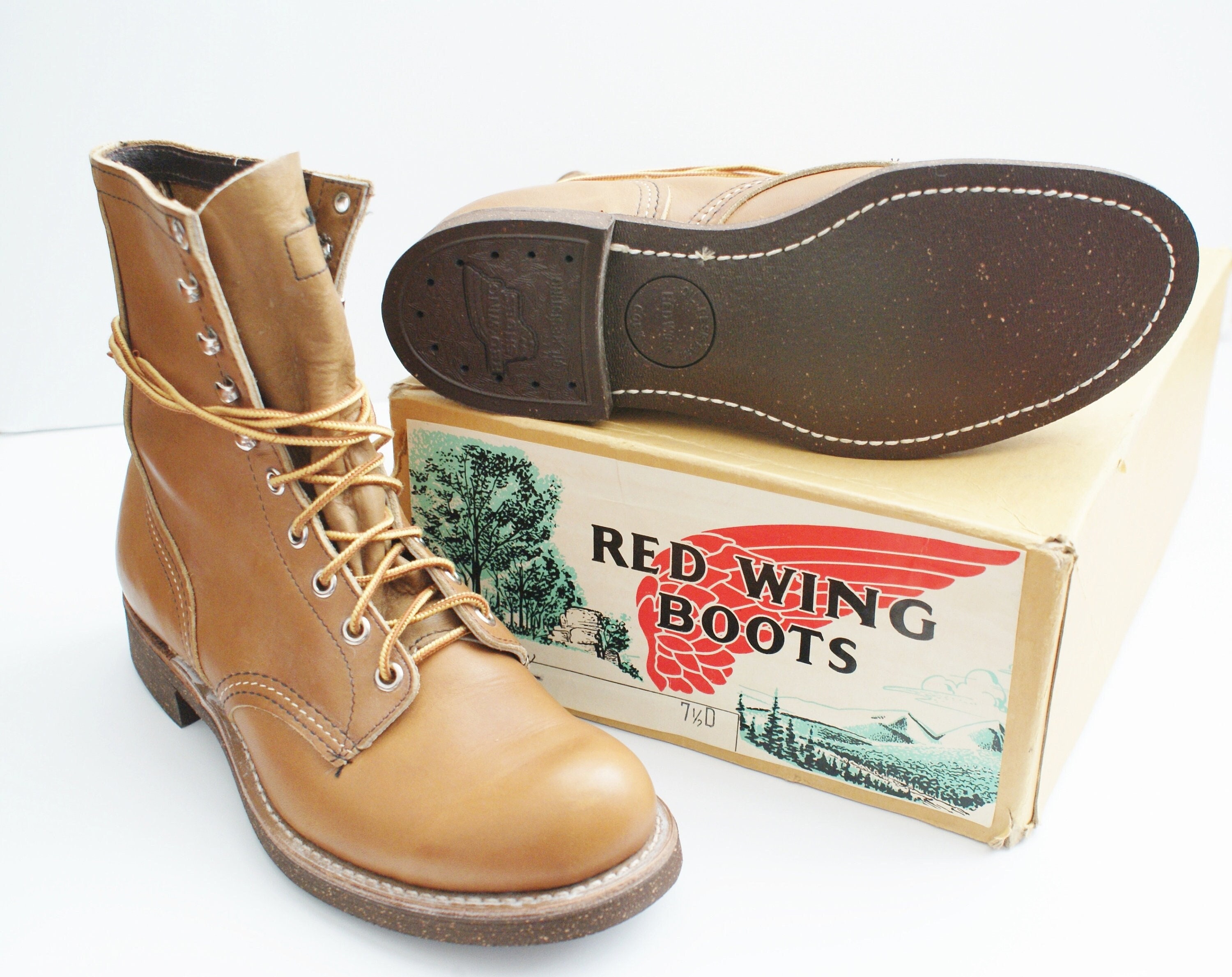 Vintage Red Wing Boots 