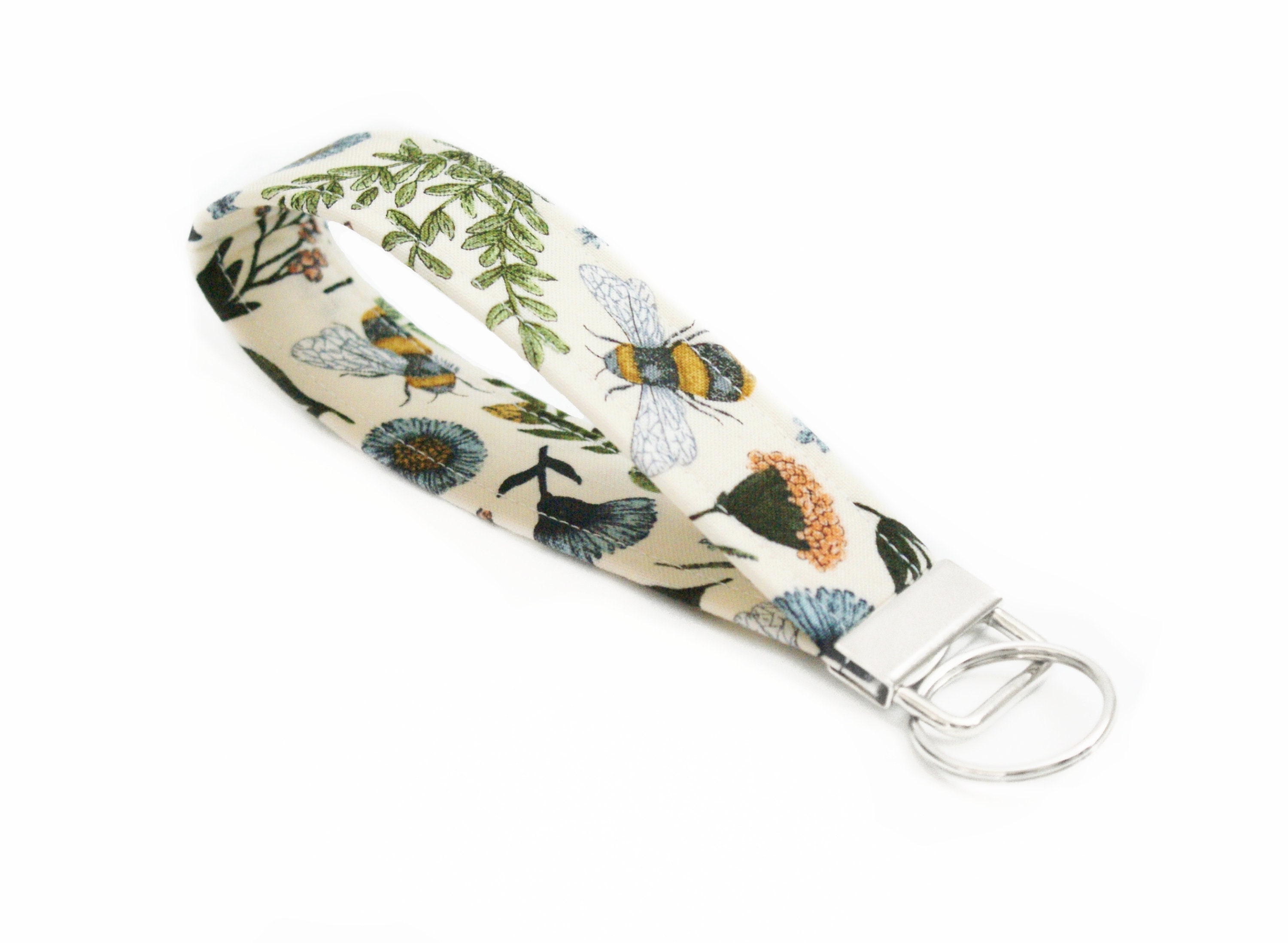 Floral Key Wristlet 