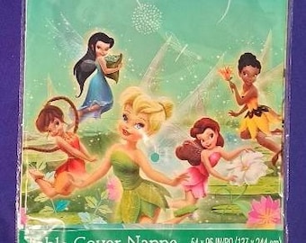 TinkerBell Fairies Disney Birthday Party Table cover Hallmark Tinker Bell