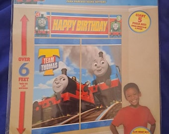 Thomas the Tank Scene Setter Party Supplies - Perfect Wall Poster for a Thomas the Train Party