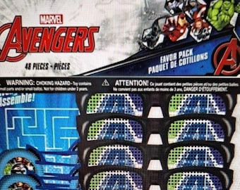 Avengers Favor Pack - Birthday Party Mega Mix with 48 pieces - Avengers Party Supplies