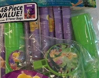 Tinkerbell Favor Pack - 48 pieces, Tinker Bell Party Favors, Tinker Bell Party Supplies