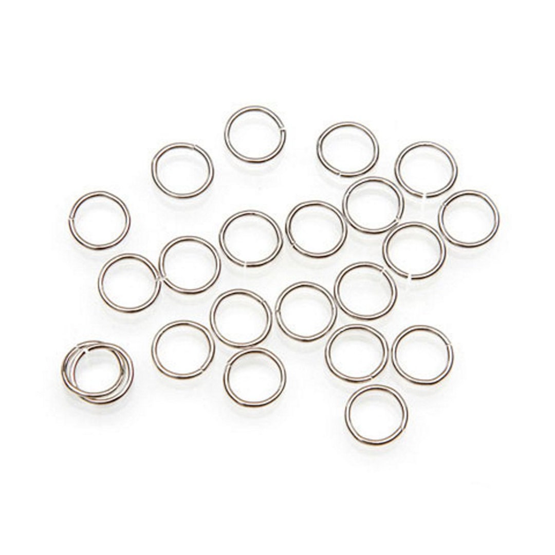 Nickel Jump Rings 7MM Jump Rings Round Nickel Plated Etsy.de