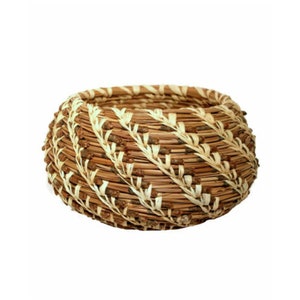 Basket Weave Kit | DIY Basket Kit | Complete Pine Needle Basket Kit - Makes a 4-6in. Basket (tckcbpn)
