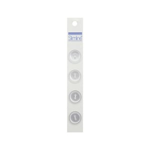Pearlized Buttons | Pearl Buttons - 2 Hole - 3/4in. - 4 Pieces/Pkg. (nmsl013a)