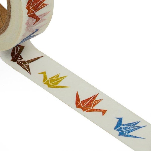 Origami Washi Tape | Crane Washi Tape | Origami Birds Washi Tape - 9/16in. x 10 Yards (pm34550511)