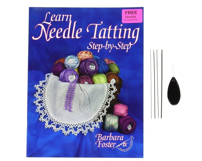 Tatting Craft Kit Needle Tatting Kit Learn Needle Tatting Etsy