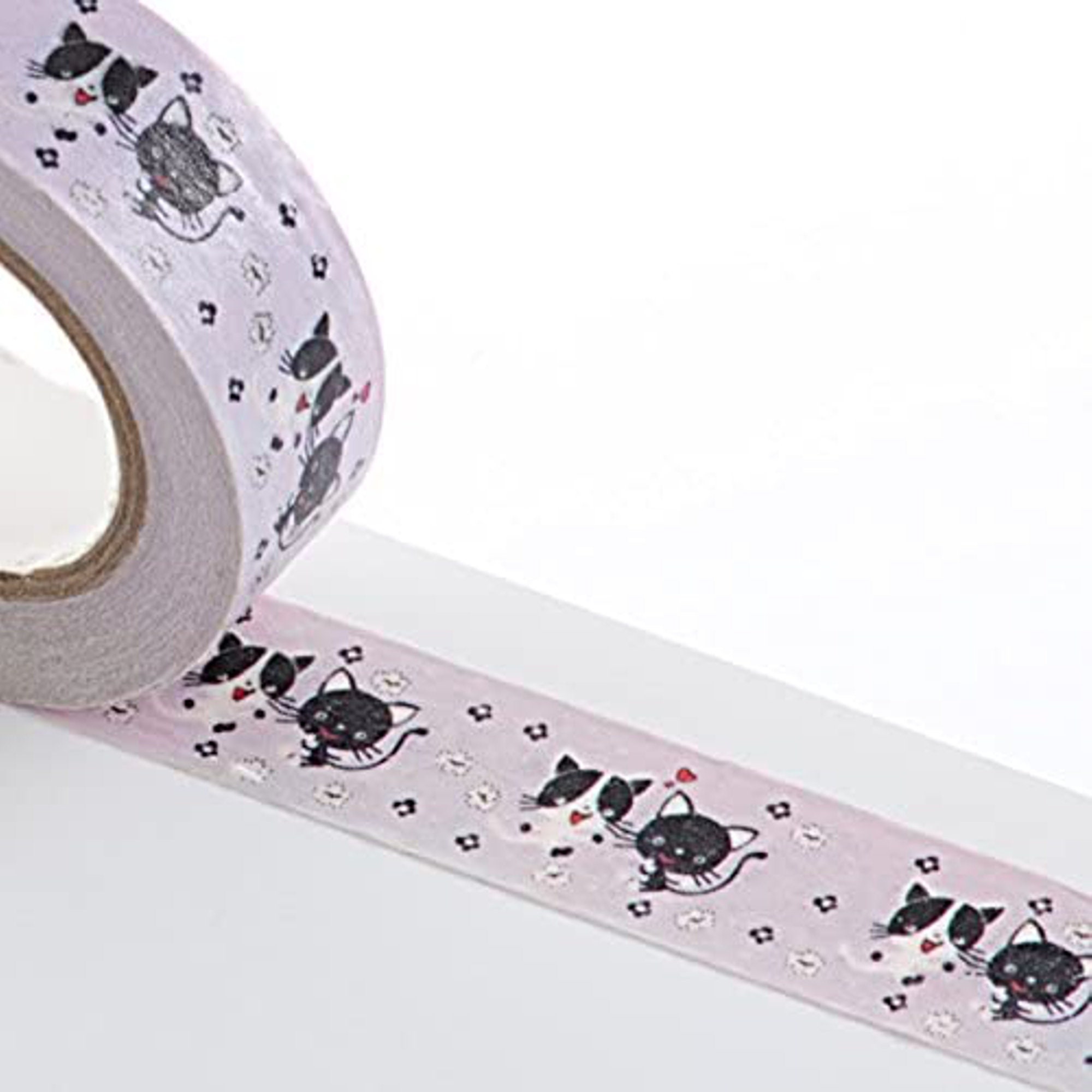 Kitty Washi Tape Kitty Tape Kittens Washi Tape 9/16in. X Etsy UK