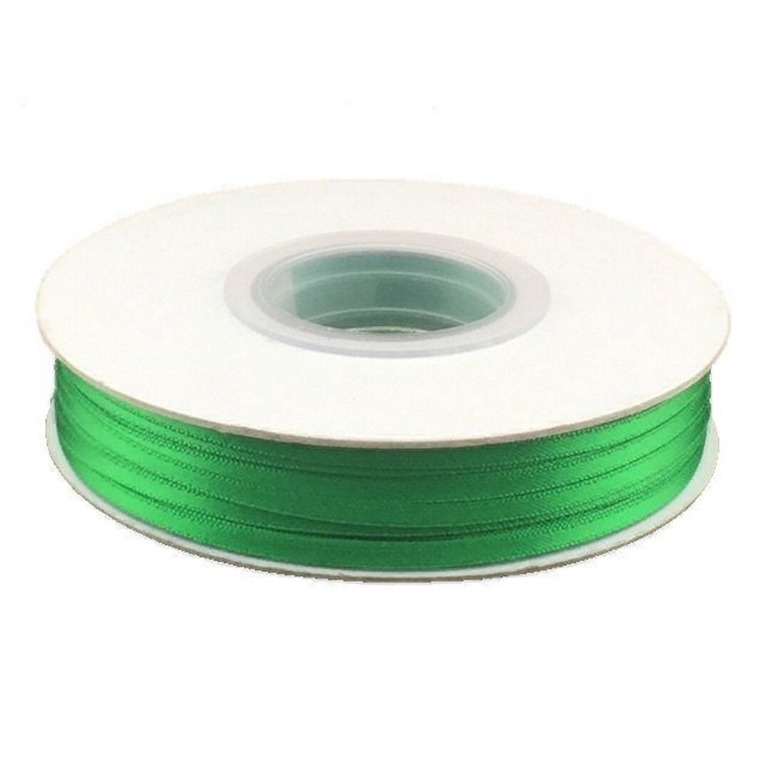 Emerald Ribbon Emerald Green Ribbon 1/8 Inch Emerald Green Etsy