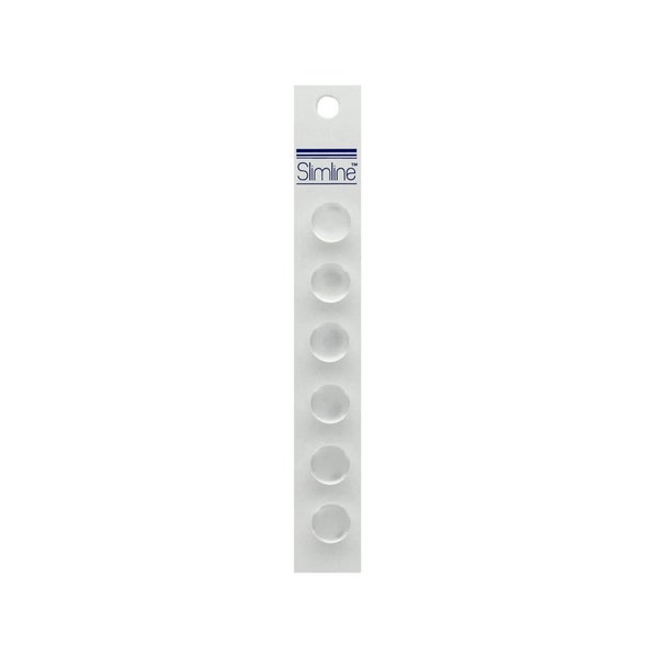 White Shank Buttons | White Buttons - 1/2in. - Shank Back - 6 Pieces/Pkg. (nmsl131)