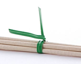 Green Paper Twist Ties - Pack of 100 (pm241060)