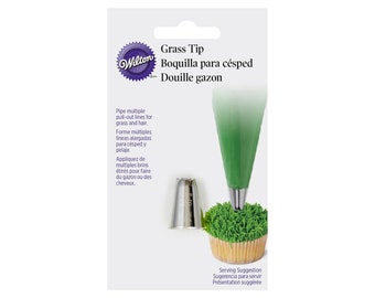Hair Icing Tip | Grass Decorating Tip | #233 Grass Decorating Tip - 1 Piece (nmw4189616)