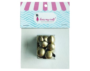 Bronze Paper Fasteners | Bronze Brads | Antique Bronze Brads - 12mm - 20 Pieces/Pkg. (nmmcfa5002)