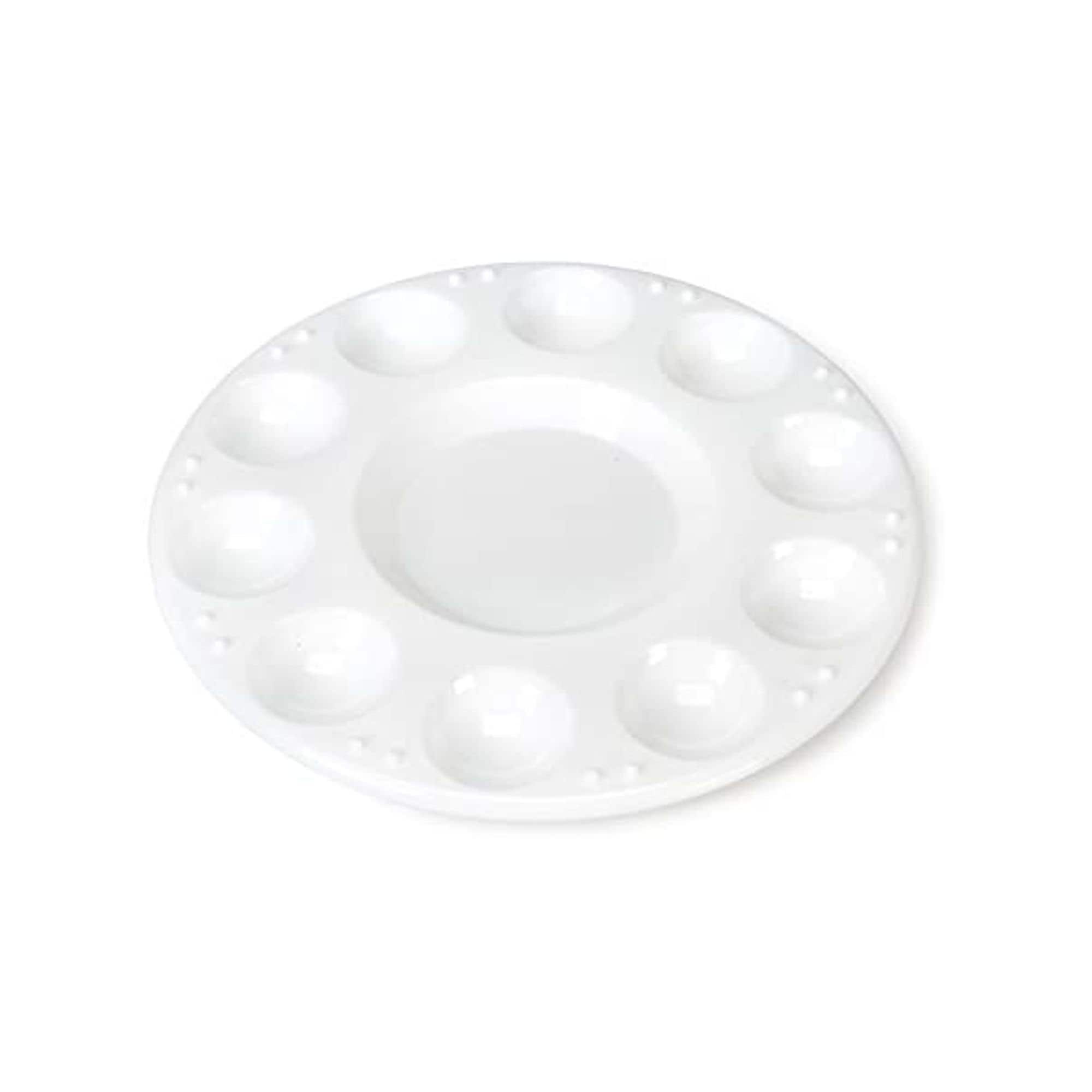 Paint Palette Artist Palette 10 Well Round Plastic Palette 7 inch