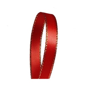 50-Yards Royal Blue Solid Color 3/8-Inch Gold Edge Ribbon 50-Yards Royal Blue Solid Color 3/8-Inch Gold Edge Ribbon