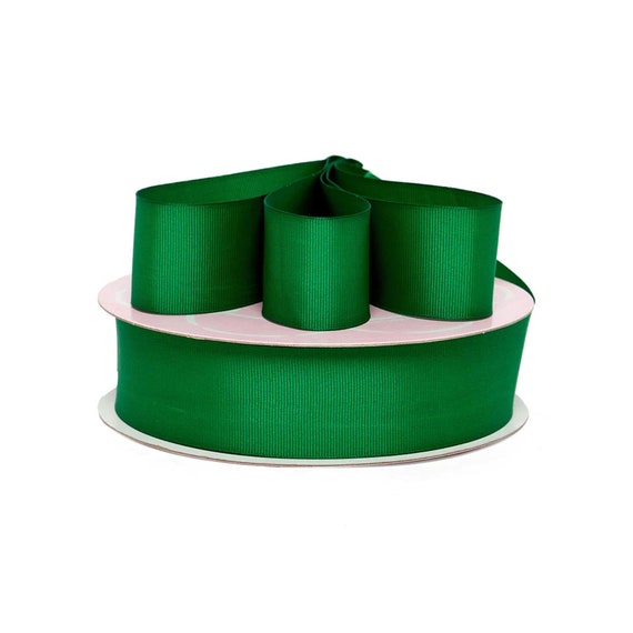 1/4 Inch Emerald Grosgrain Ribbon 50 Yards