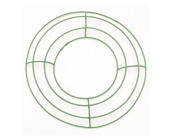 Metal Wreath Form - Green - 8 inches (dar-170100)