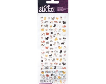 Sticko Themed Stickers Tiny Dogs and Cats
