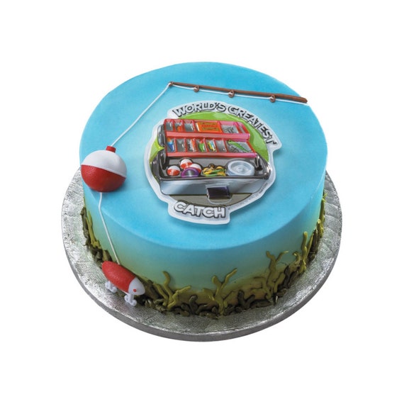 Fishing Cupcake Toppers Fishing Cake Decor Fishing Lure and Bobber Cupcake  Rings 12 of Each Design 24 Pieces/pkg. dp14289 -  Canada