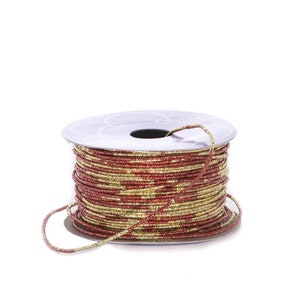 1 Roll 100yards 300ft Red White Striped Sewing Threading Thread