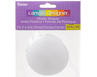 Darice Plastic Canvas #7 Circle - 3 Inch - 10pcs (dar33005)