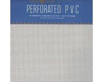 Mill Hill Perforated PVC - White - Includes two 9x12in. Sheets (nmpp1pvc)