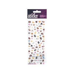 Dog Envelope Seals | Dog Stickers | Tiny Dog Stickers - 98 Pieces/Pkg. (nm8600074)