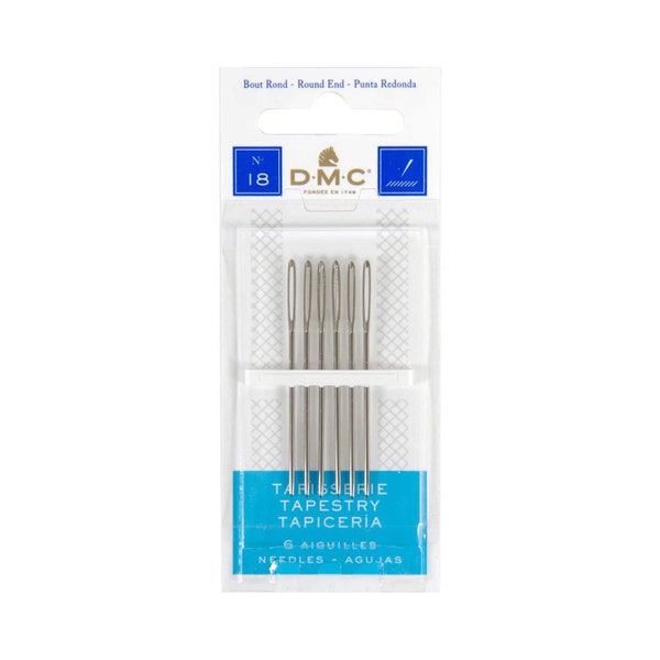 Plastic Canvas Needles | Tapestry Hand Needles - Size 18 - 6 Pieces/Pkg. (nm176718)