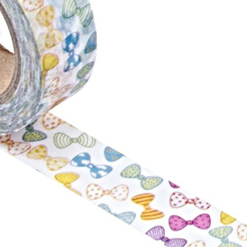 Bow Tie Tape Bows Tape Bow Ties Washi Tape 9/16in. X 10 Etsy