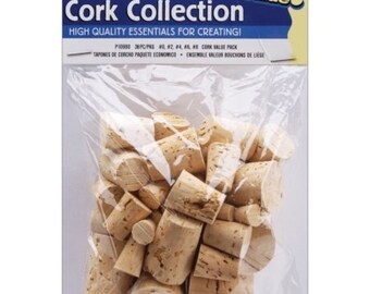 36 Piece Cork Collection - Assorted Sizes (darp10980)