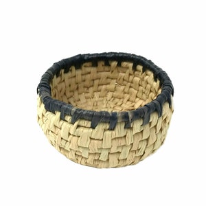 Easy Basketry Kit | Beginner Basket Kit | Coiled Basket for Beginners - Wrap Stitch - Makes a 2.5 x 1.5in. Basket (tckbcb)