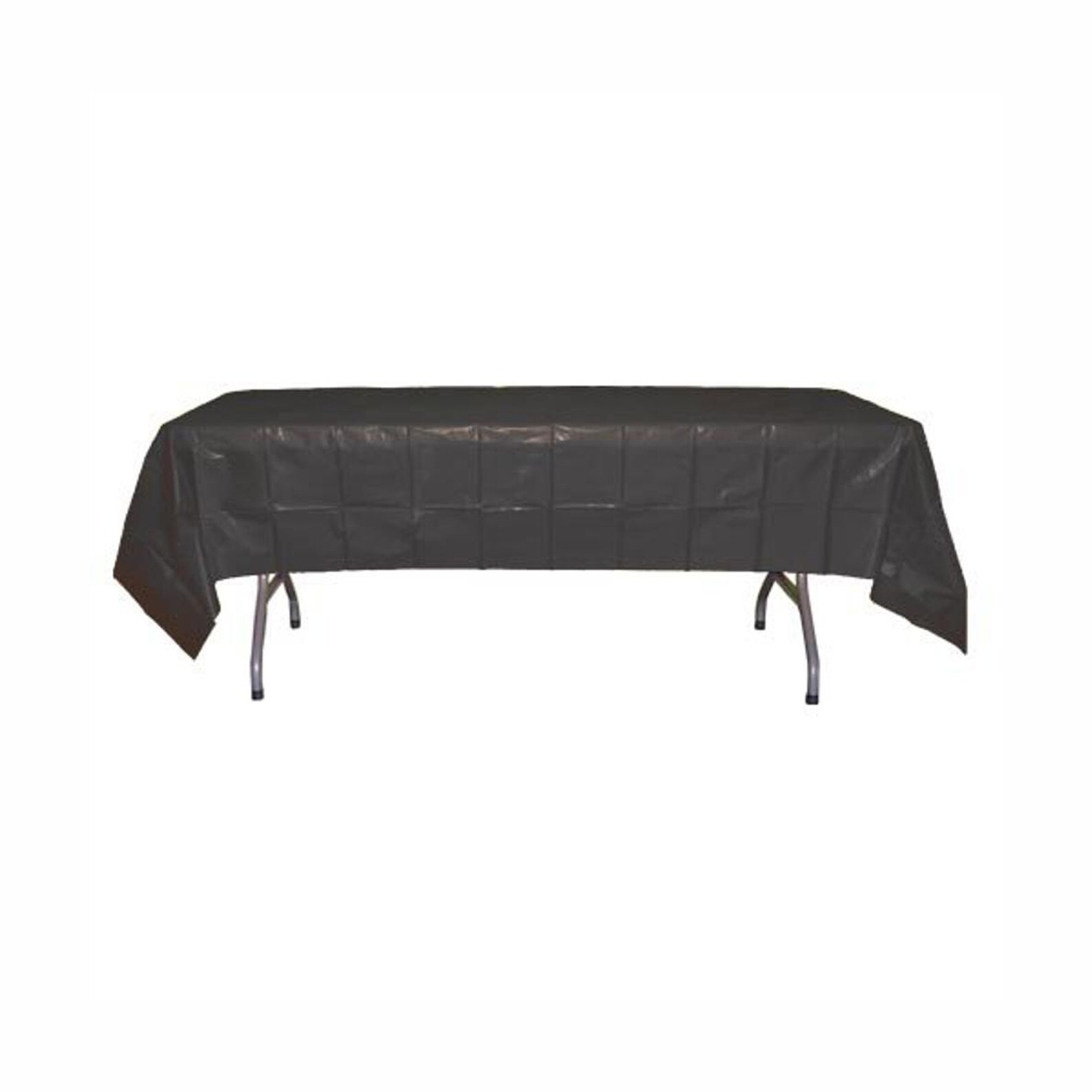 Black Table Covers Black Table Cloth Disposable Plastic Etsy
