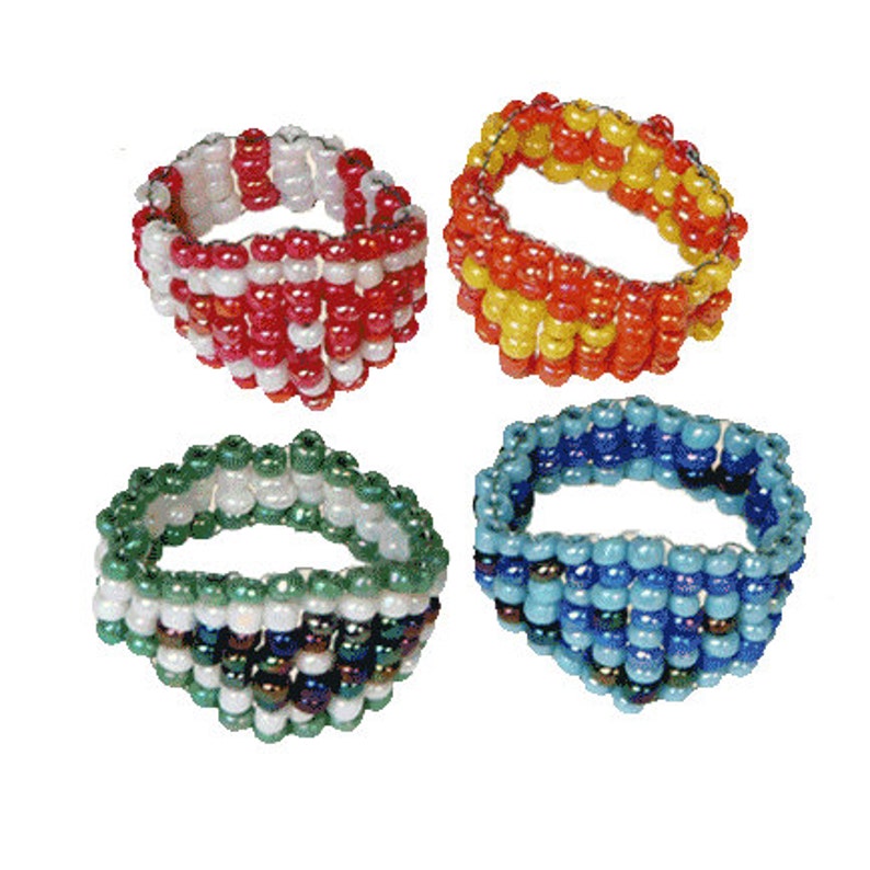 Indian Bead Ring Kit Makes 4 Bead Rings hft6001