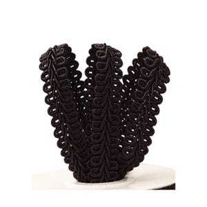Black Costume Trim | Black Gimp Trim | Black Gimp Braid Trim - 3/8in. x 10 Yds (pm5828420)