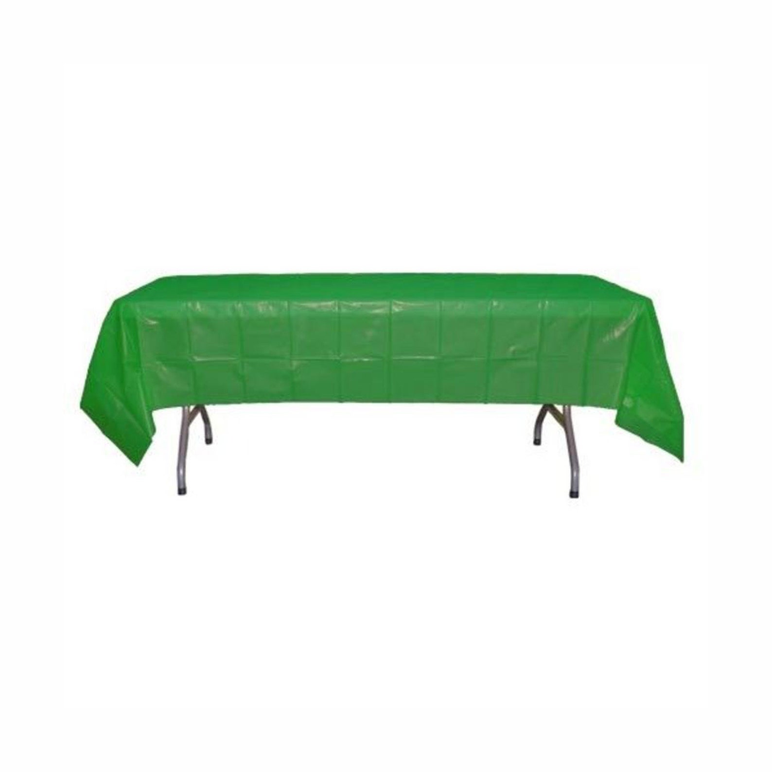 Green Table Cloth Green Table Covers Disposable Plastic Etsy