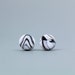Marble Earrings, Black and White Marble Earrings, Marble Studs, Black and White Earrings, Monochrome Earrings, Minimalist Earrings 