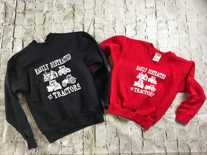 Peter-bilt Toddler//Juvenile Crew Neck Sweatshirt Black