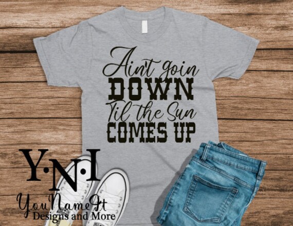 garth brooks lyric shirts
