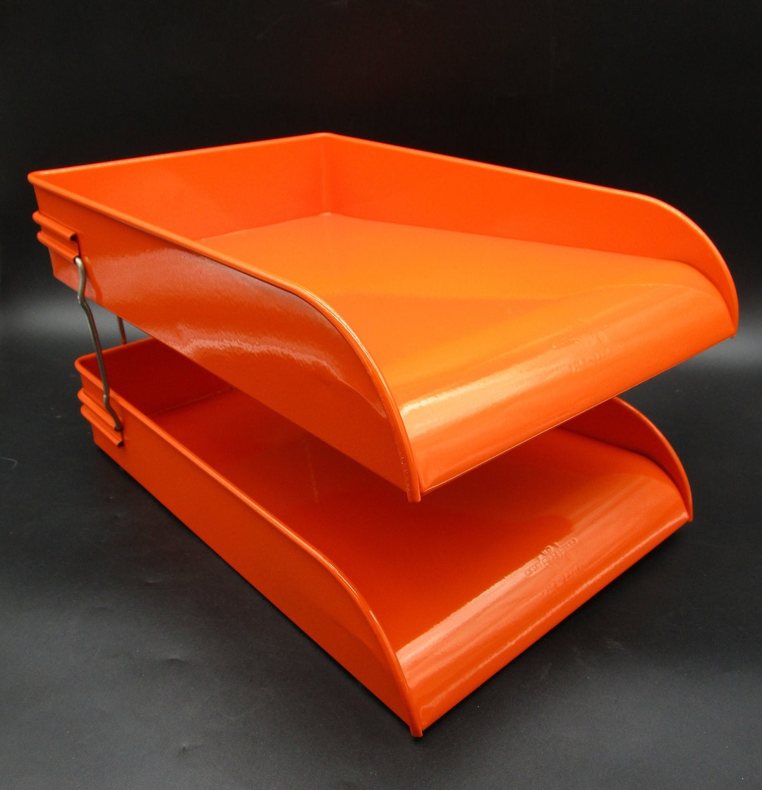 Vintage Restored Metal Industrial DESK FILE Organizer Legal Etsy