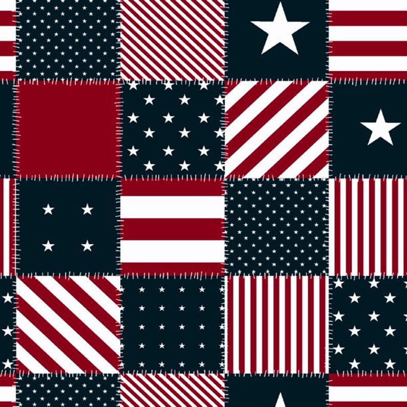 Drapery Fabric Upholstery Fabric Patriotic Fabric Patch Etsy