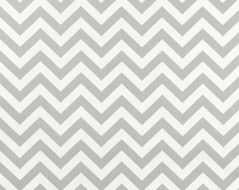 Upholstery Fabric, Drapery Fabric, Pillow Fabric, Chevron Fabric Gray, Gray/White Zig Zag , Duvet Cover Fabric, Fabric By The Yard.