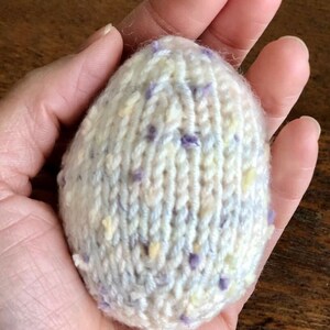 KNITING PATTERN Quick Easter Egg with Tutorial image 2
