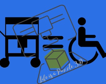 Descarga digital - Wonderfold Wagon = Letrero para silla de ruedas - Solo para uso personal