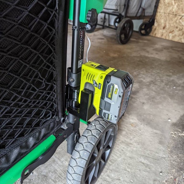 Ryobi Power Source Mount for Wonderfold W Series Wagons (Mount Only, Power Source must be purchased separately)